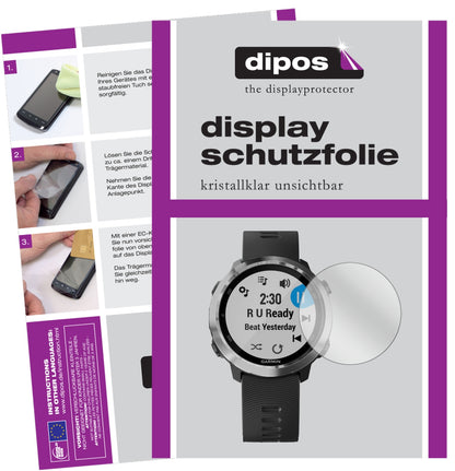 6x Schutzfolie klar für Garmin Forerunner 645 Music Display-Schutzfolie