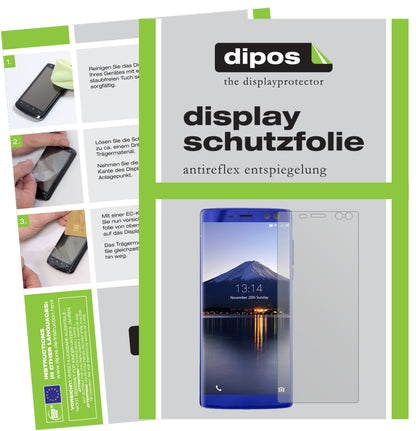6x Schutzfolie matt für Doogee BL12000 Display-Schutzfolie