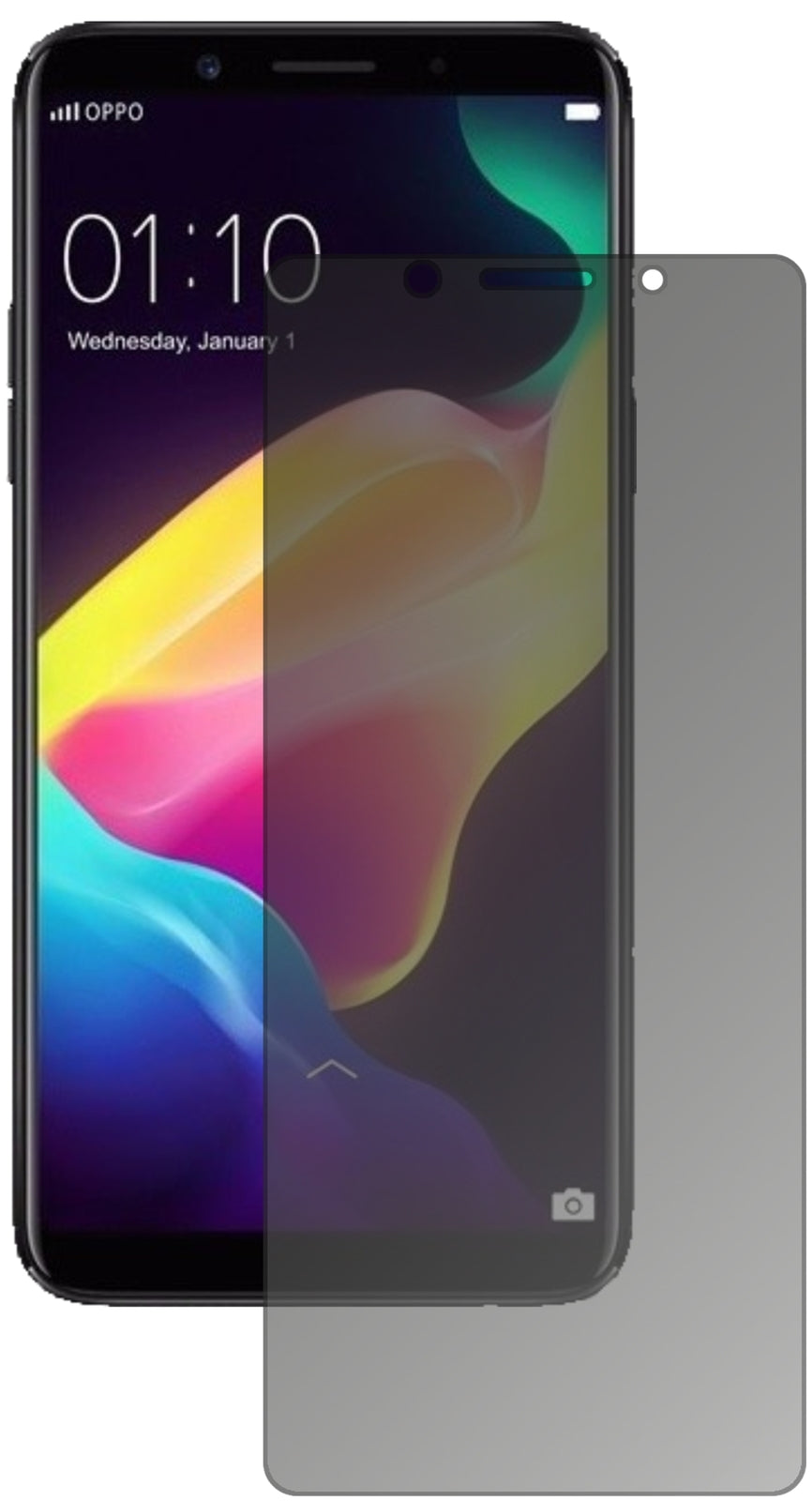 Blickschutzfolie für Oppo F5 Youth matt Schutzfolie Privacy