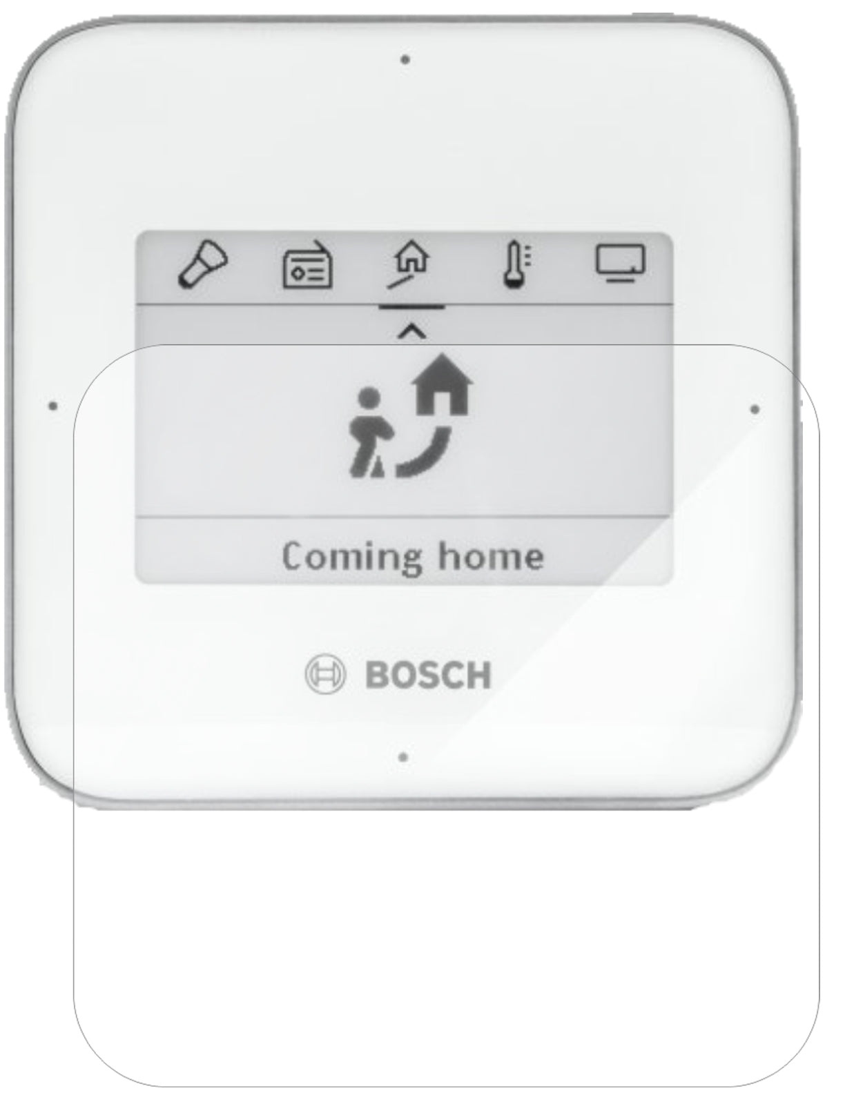 2x 9H Schutzfolie matt für Bosch Smart Home Twist (Fernbedienung) Panzerfolie