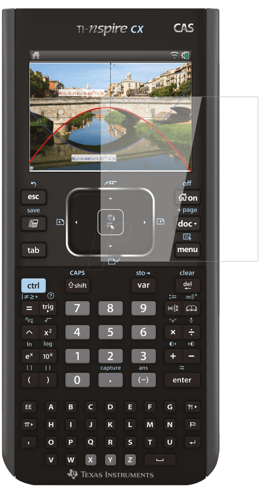 2x 9H Schutzfolie für Texas Instruments TI Nspire CX CAS Taschenrechner Panzerfolie