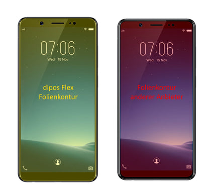 3x 3D Full Cover Schutzfolie für Vivo V7