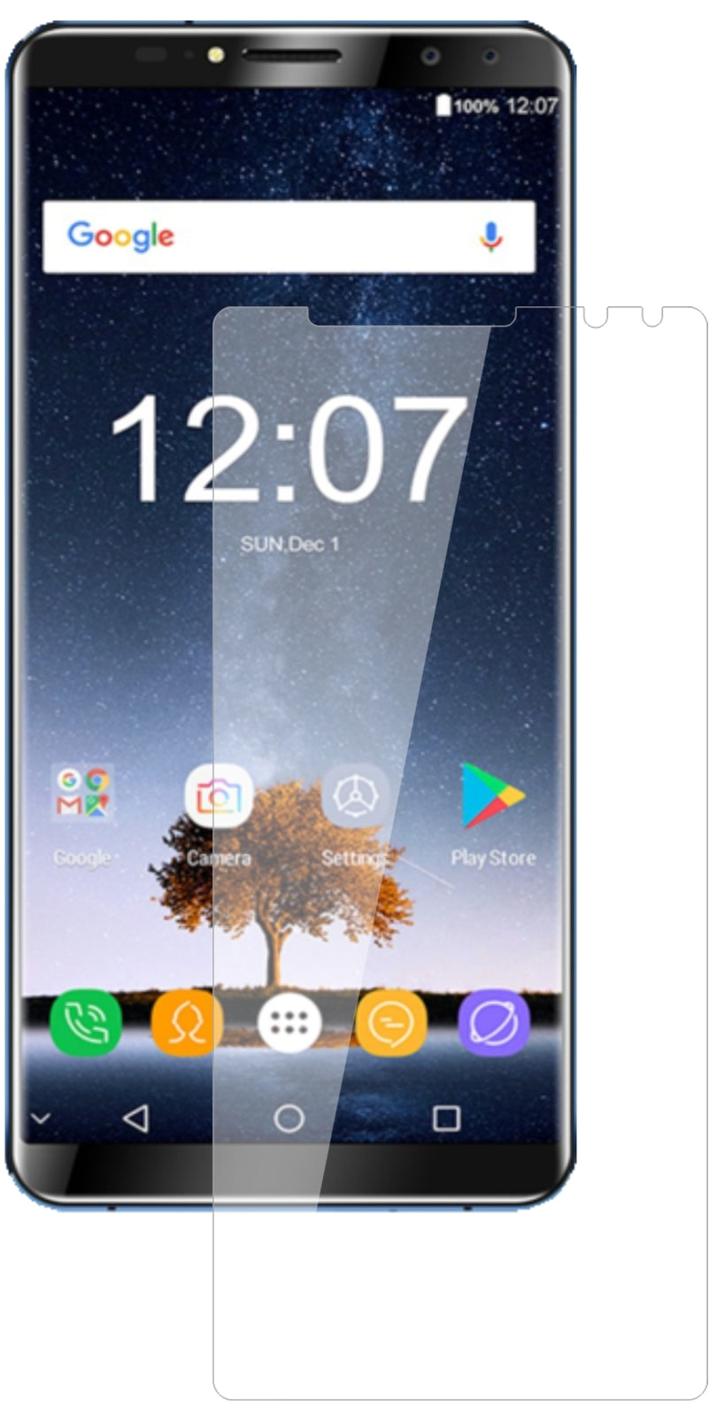 2x 9H Schutzfolie für Oukitel K6 Panzerfolie