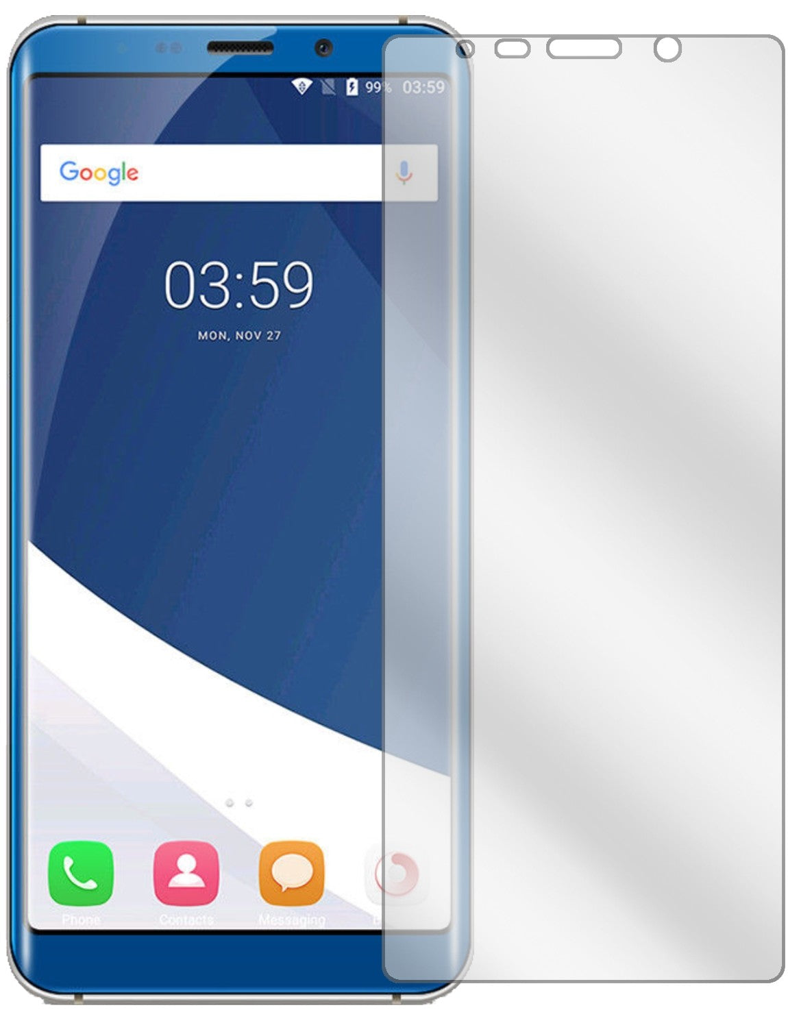 2x Schutzfolie klar für Koolnee K1 Display-Schutzfolie
