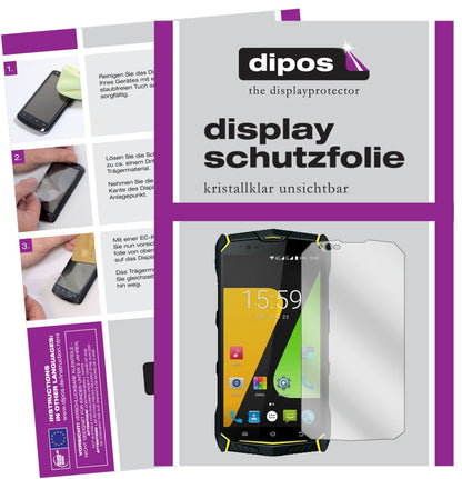 2x Screen Protector for Jesy J9S Protection Crystal Clear dipos