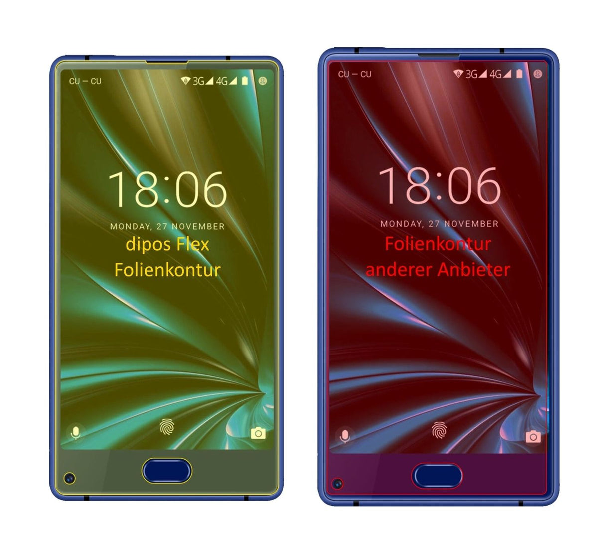 dipos FLEX 3x Clear Screen Protector for Doogee MIX Lite