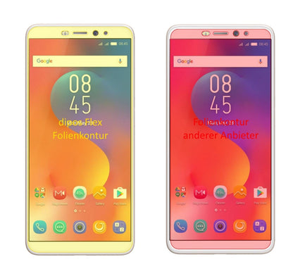 3x Screen Protector for Infinix Hot S3 Protective Film covers 100% dipos Flex