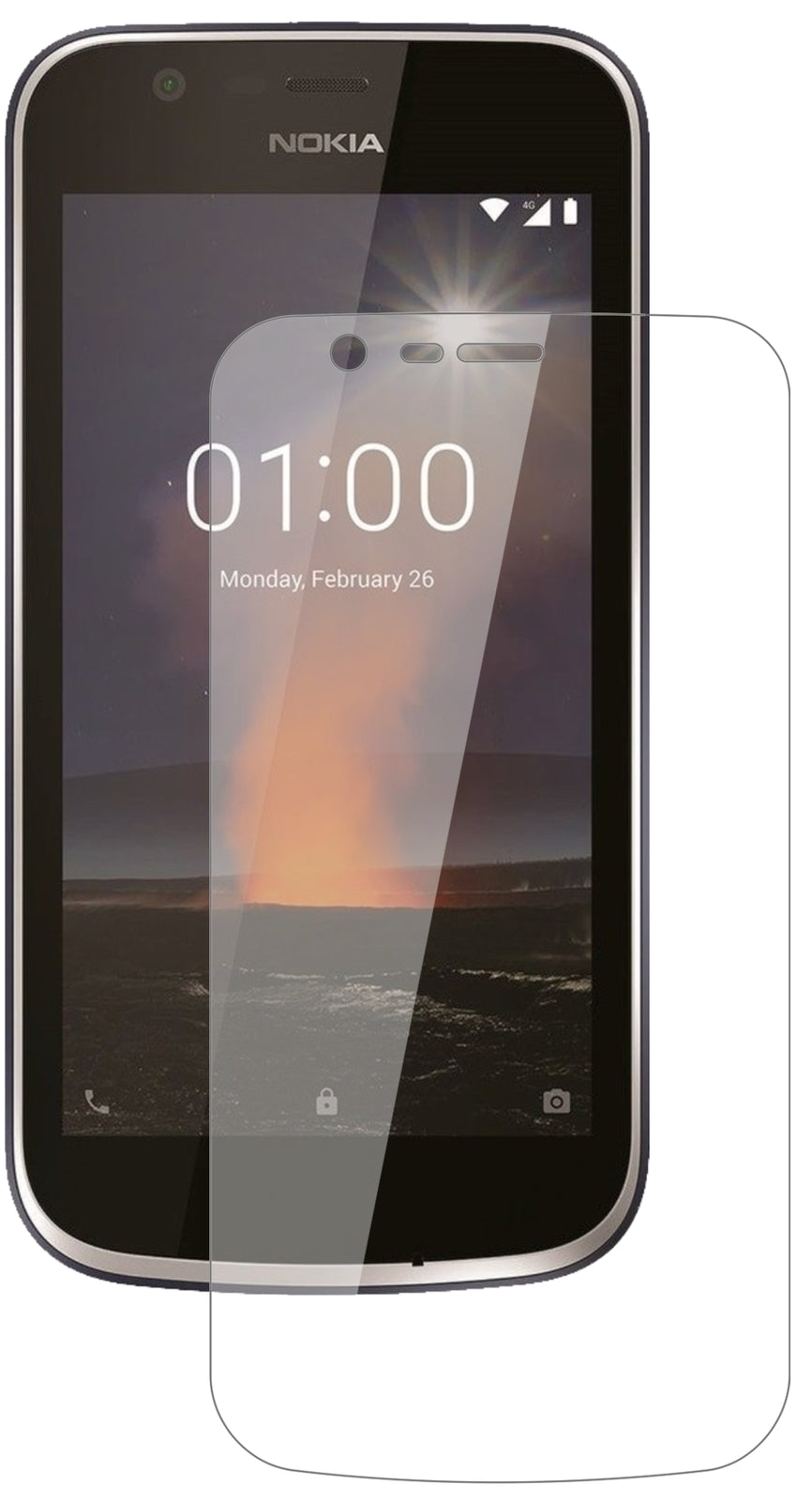 2x 9H Schutzfolie für Nokia 1 Panzerfolie