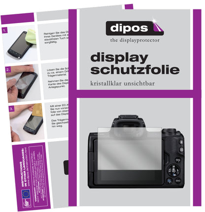 6x Schutzfolie klar für Canon EOS M50 Display-Schutzfolie