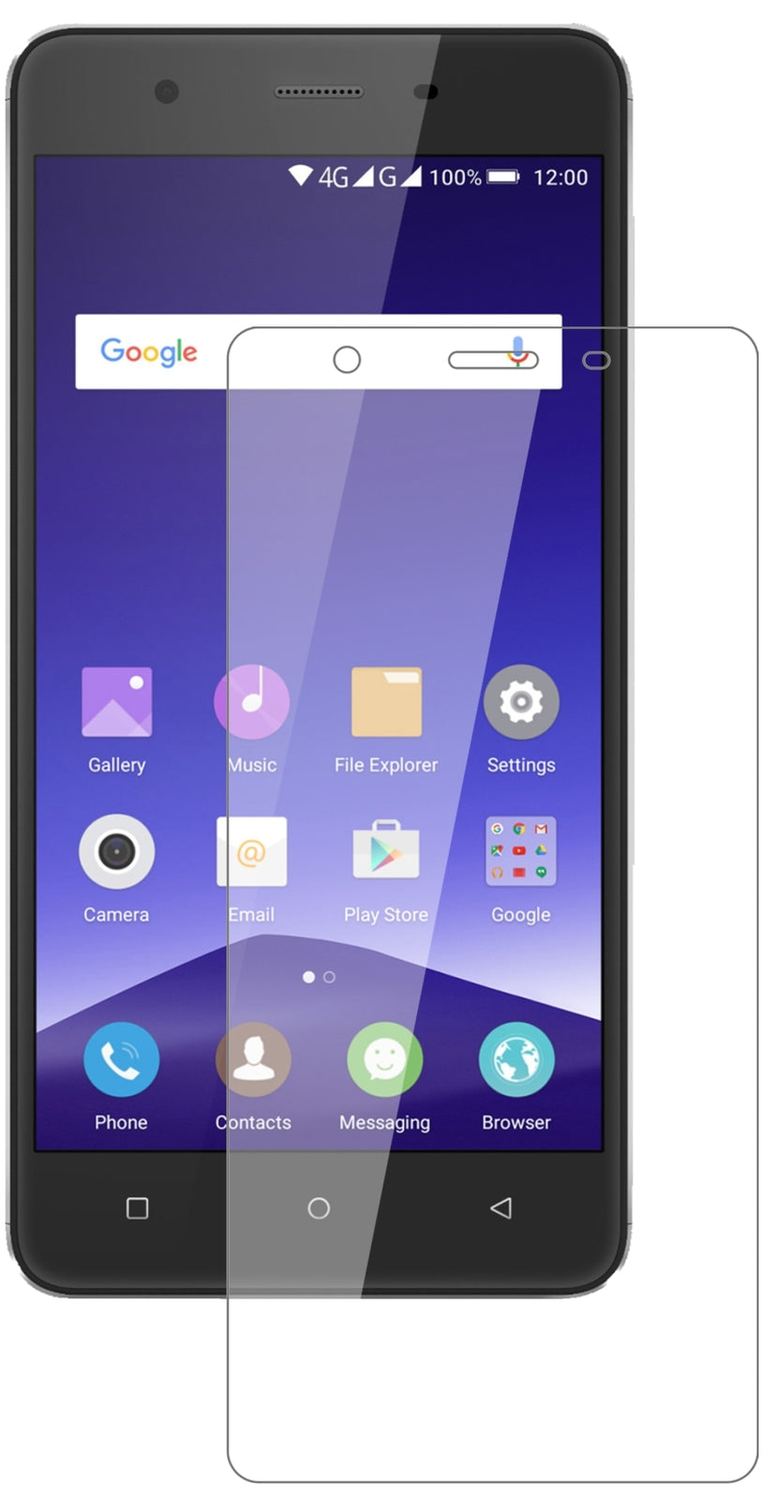 2x 9H Clear Screen Protector for Mobistel Cynus F10 – Shatterproof, Crystal Clear | dipos