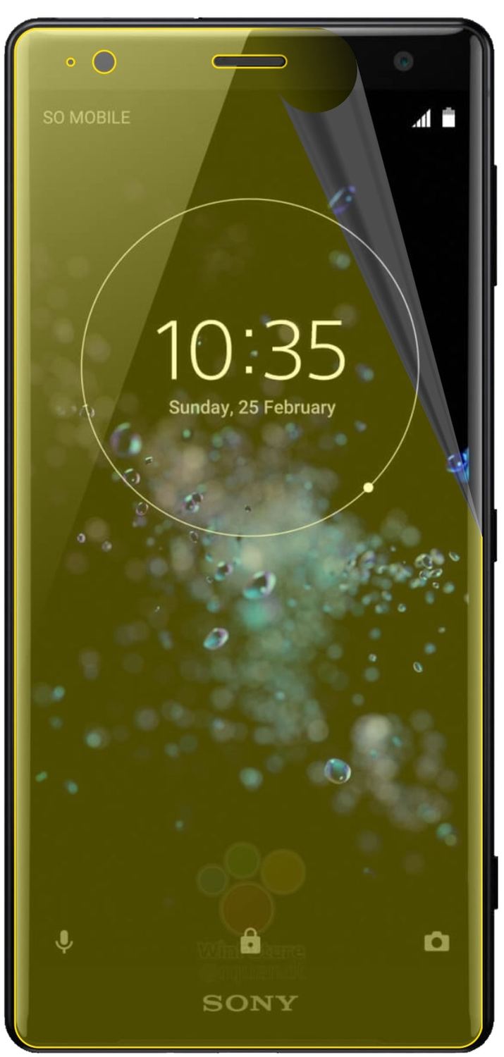 3x Full Cover Screen Protector for Sony Xperia XZ2 Compact – Covers Curved Edges | dipos