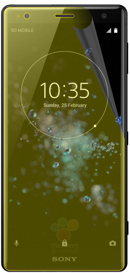 3x Full Cover Screen Protector for Sony Xperia XZ2 Compact – Covers Curved Edges | dipos