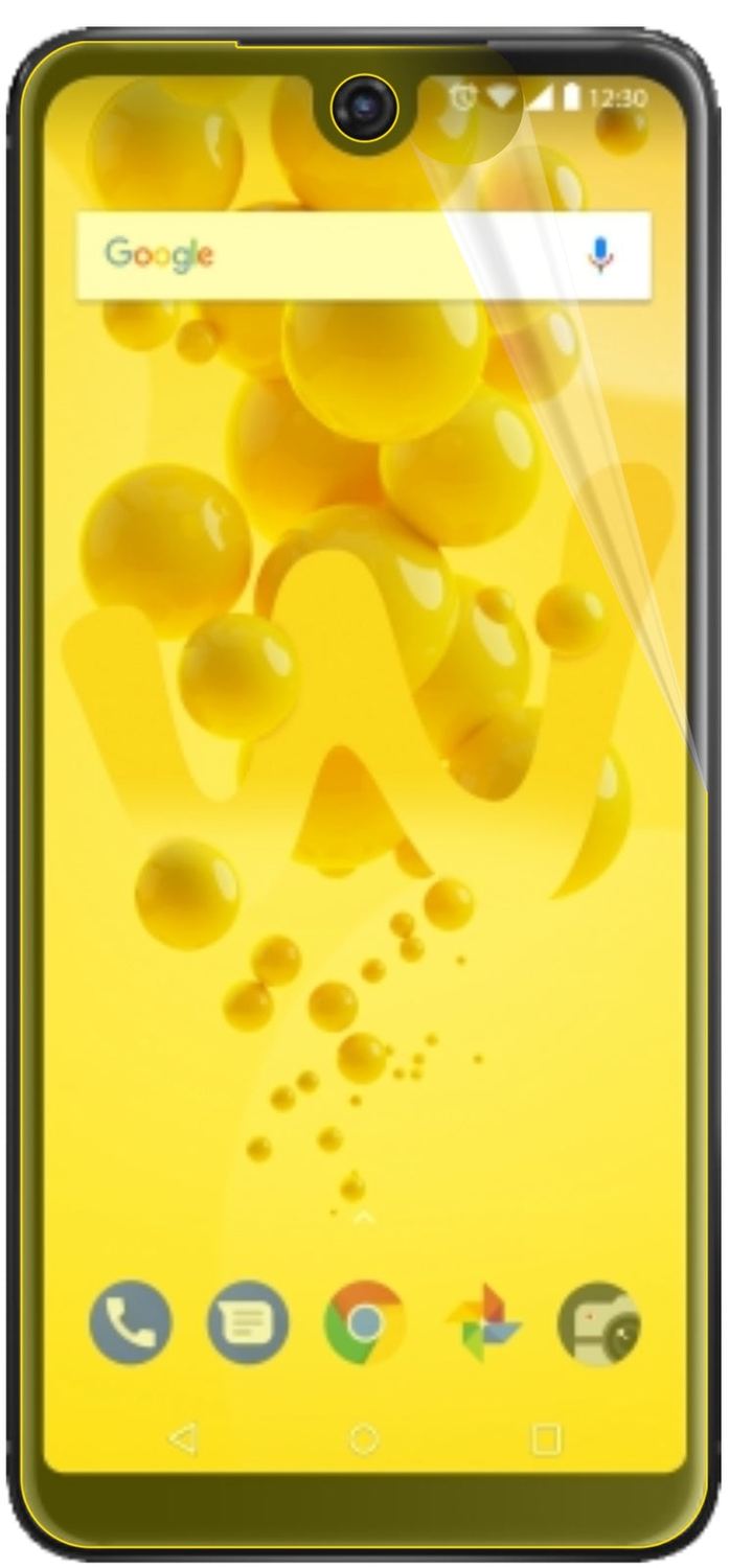 3x Screen Protector for Wiko View 2 Protective Film covers 100% dipos Flex