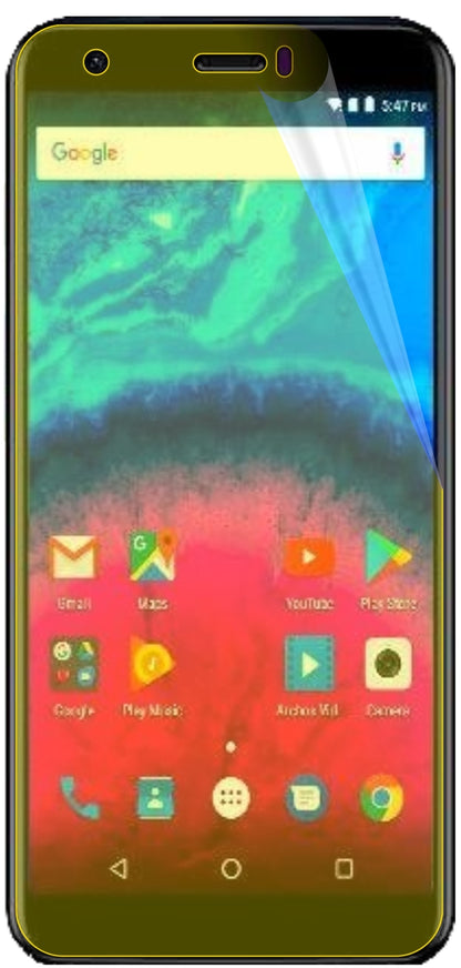 3x 3D Full Cover Schutzfolie für Archos Core 55S