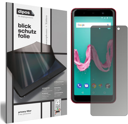 Blickschutzfolie für Wiko Lenny 5 matt Schutzfolie Privacy