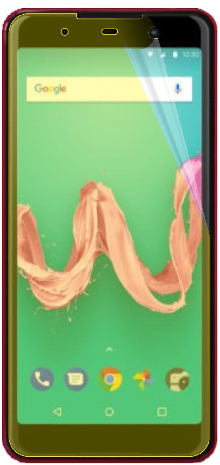 3x Screen Protector for Wiko Lenny 5 Protective Film covers 100% dipos Flex