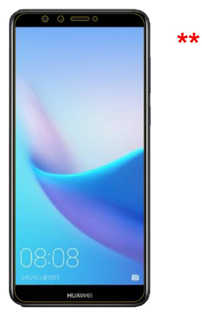Privatsphäre-Schutz durch Sichtschutz-Folie passend zugeschnitten für Huawei Enjoy 8