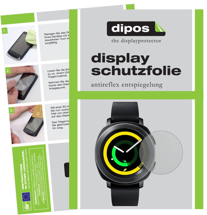 6x Schutzfolie matt für Samsung Gear Sport R600 Display-Schutzfolie