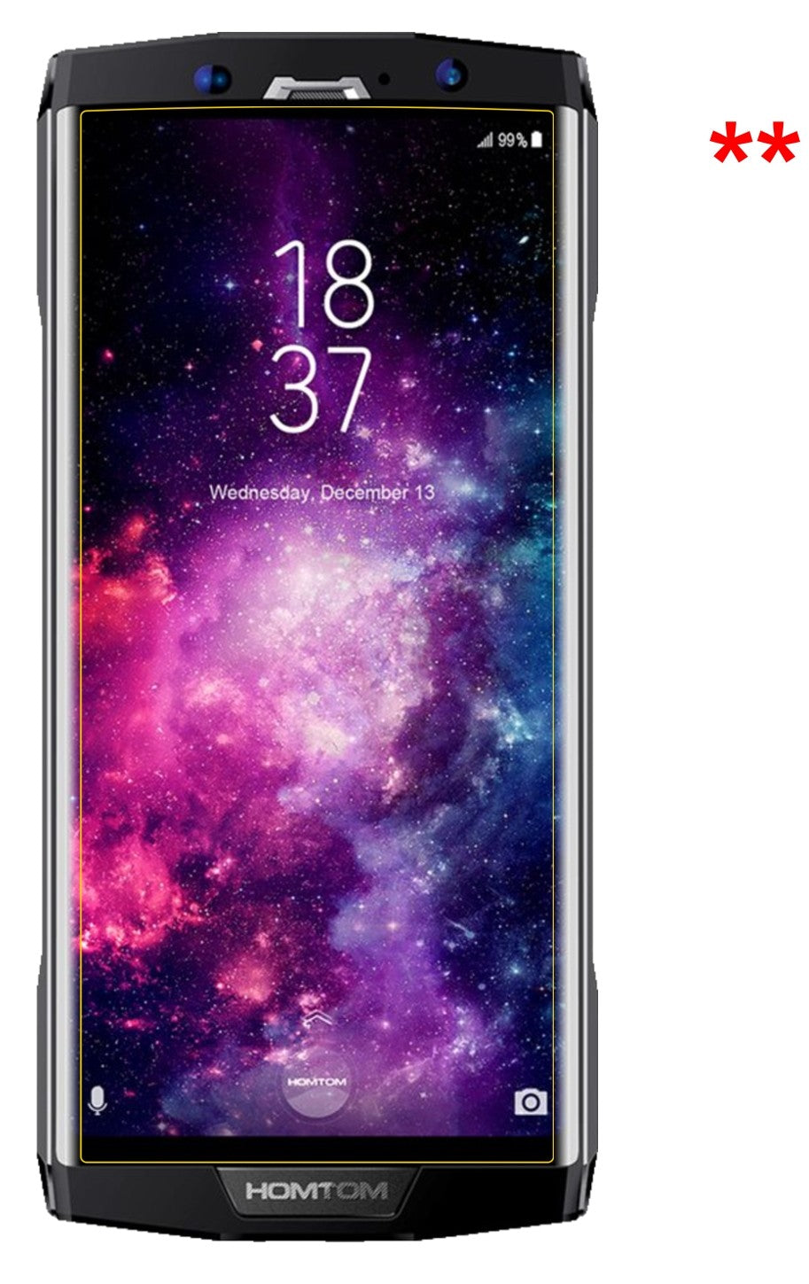 2x 9H Schutzfolie für Homtom HT70 Panzerfolie