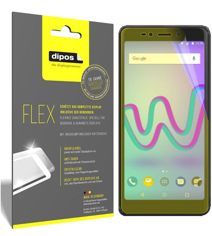 3x 3D Full Cover Schutzfolie für Wiko Jerry 3
