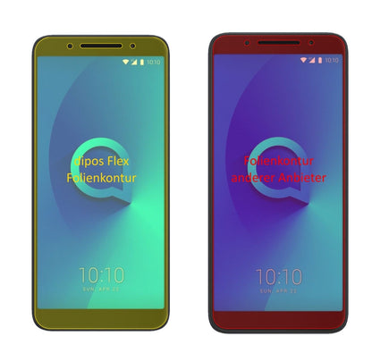 3x Screen Protector for Alcatel 3 Protective Film covers 100% dipos Flex
