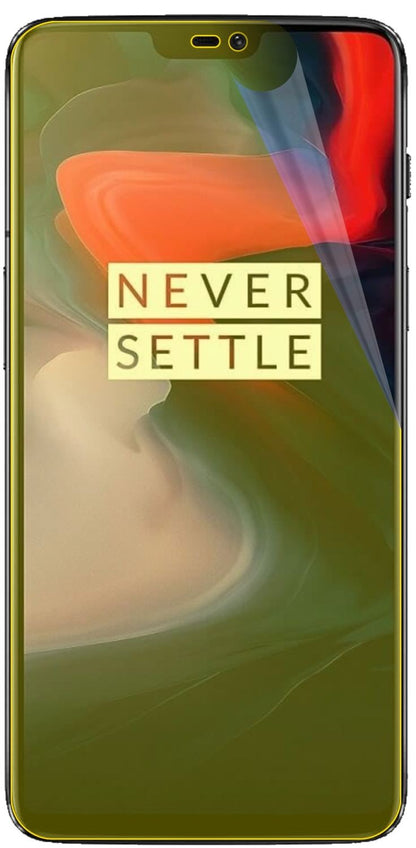3x Screen Protector for OnePlus 6 Protective Film covers 100% dipos Flex
