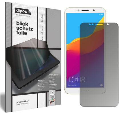 Blickschutzfolie für Honor 7A matt Schutzfolie Privacy