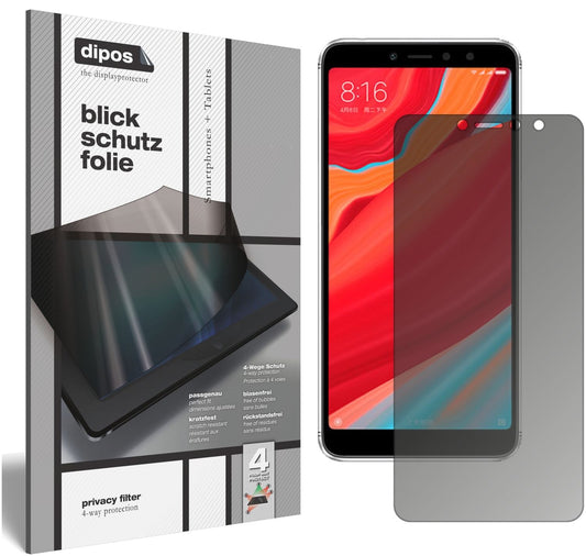 dipos Privacy Screen Protector for Xiaomi Redmi Y2
