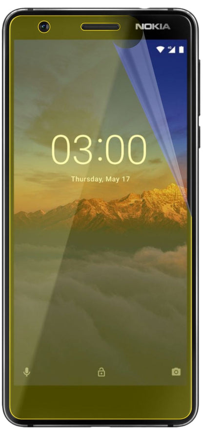 3x Screen Protector for Nokia 3.1 Protective Film covers 100% dipos Flex