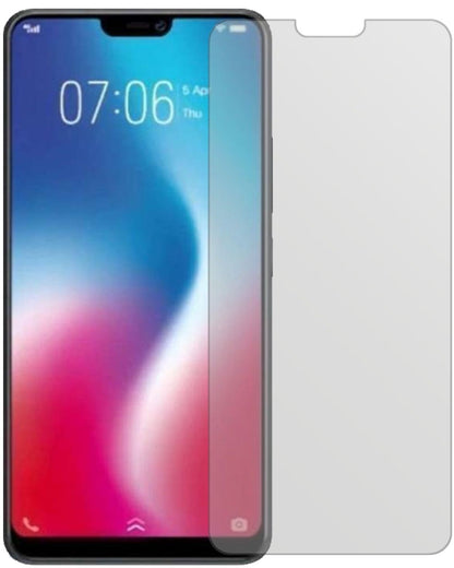 VivoY85 mit aufgebrachter dipos Displayschutzfolie, die lästige Fingerabdrücke minimiert