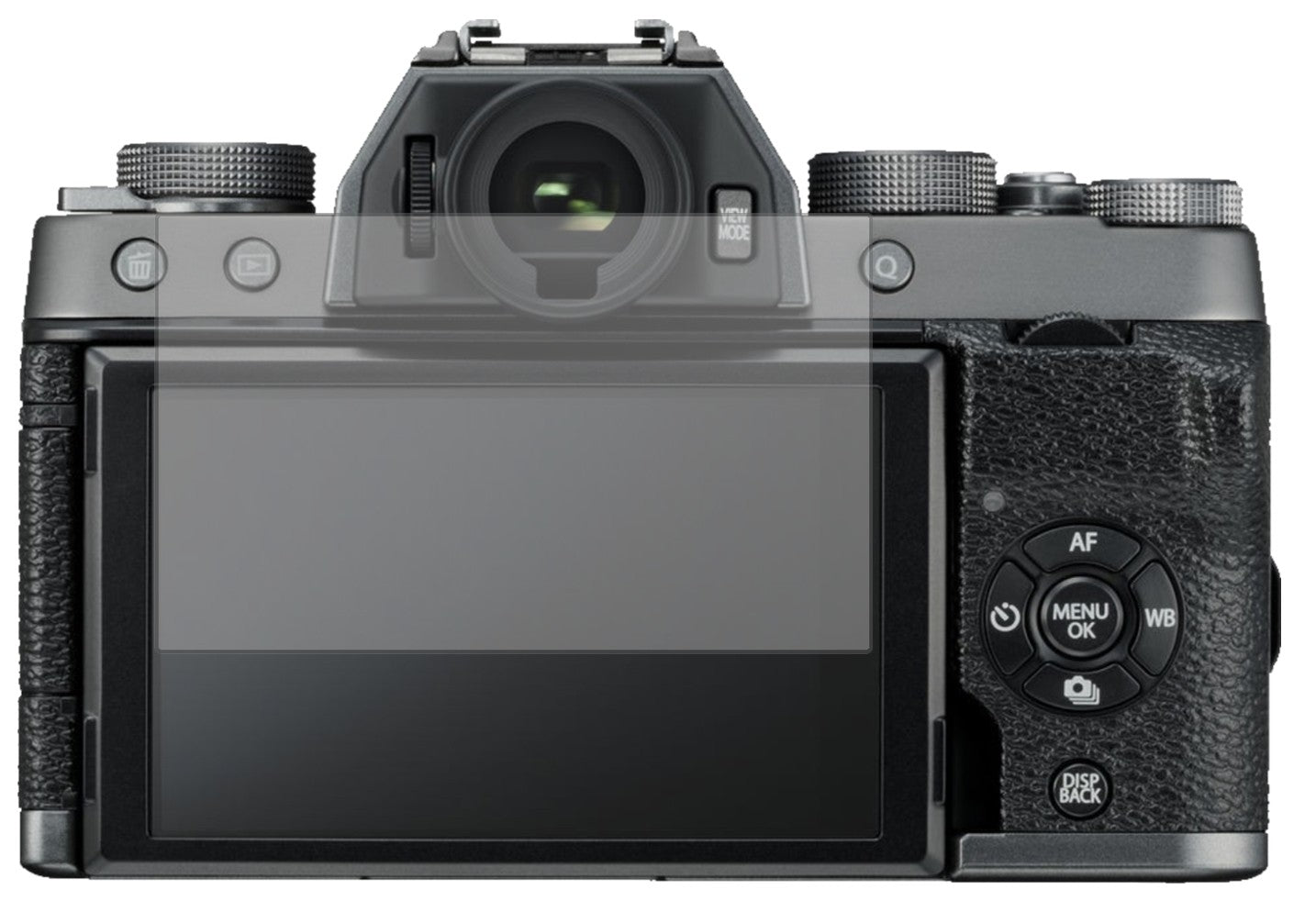 6x Schutzfolie matt für Fujifilm X-T100 Display-Schutzfolie