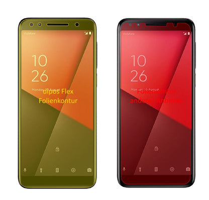 3x Screen Protector for Vodafone Smart N9 Protective Film covers 100% dipos Flex