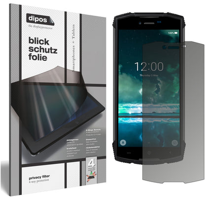 Blickschutzfolie für Doogee S55 matt Schutzfolie Privacy