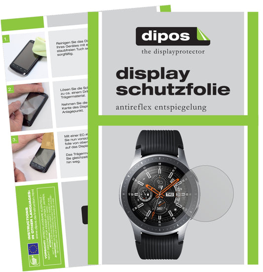 6x Schutzfolie matt für Samsung Galaxy Watch 42mm Display-Schutzfolie