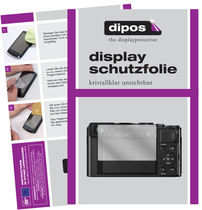 6x Schutzfolie klar für Panasonic Lumix DC-LX100 II Display-Schutzfolie