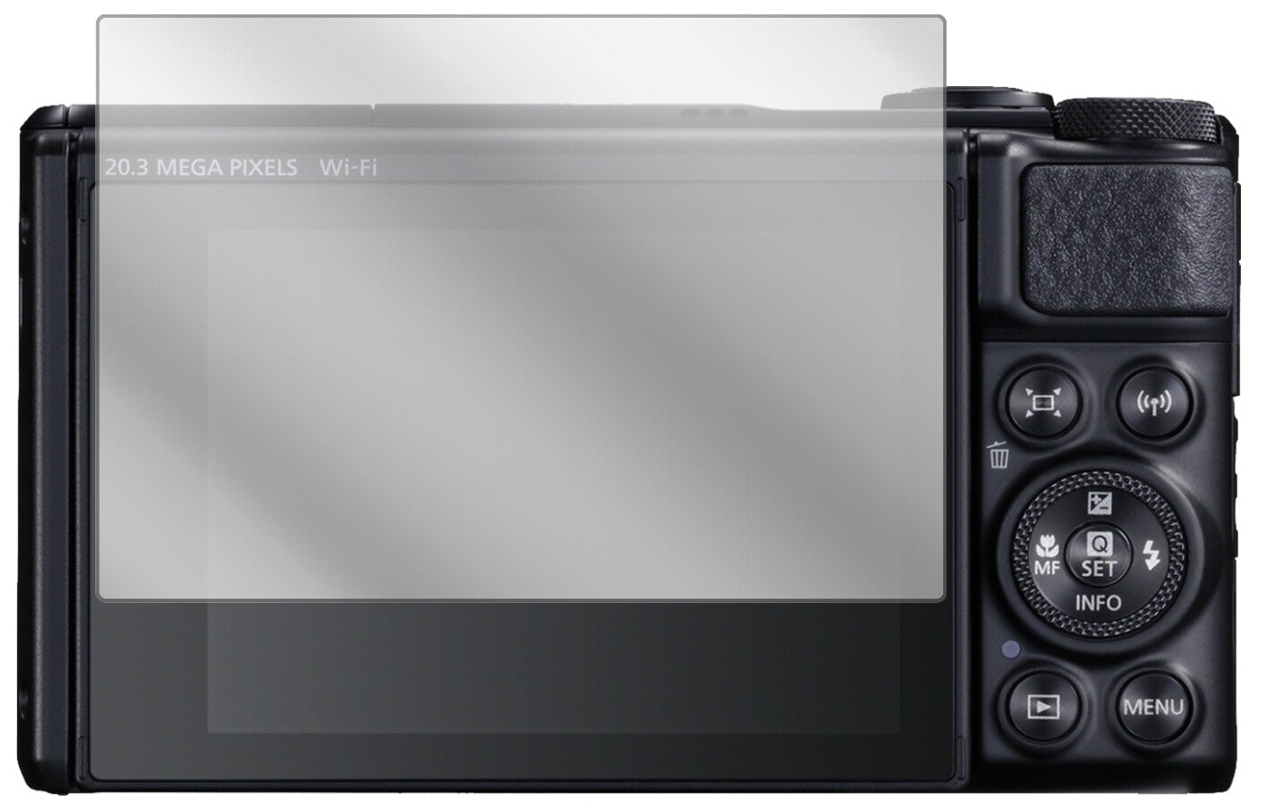 6x Schutzfolie klar für Canon PowerShot SX740 HS Display-Schutzfolie