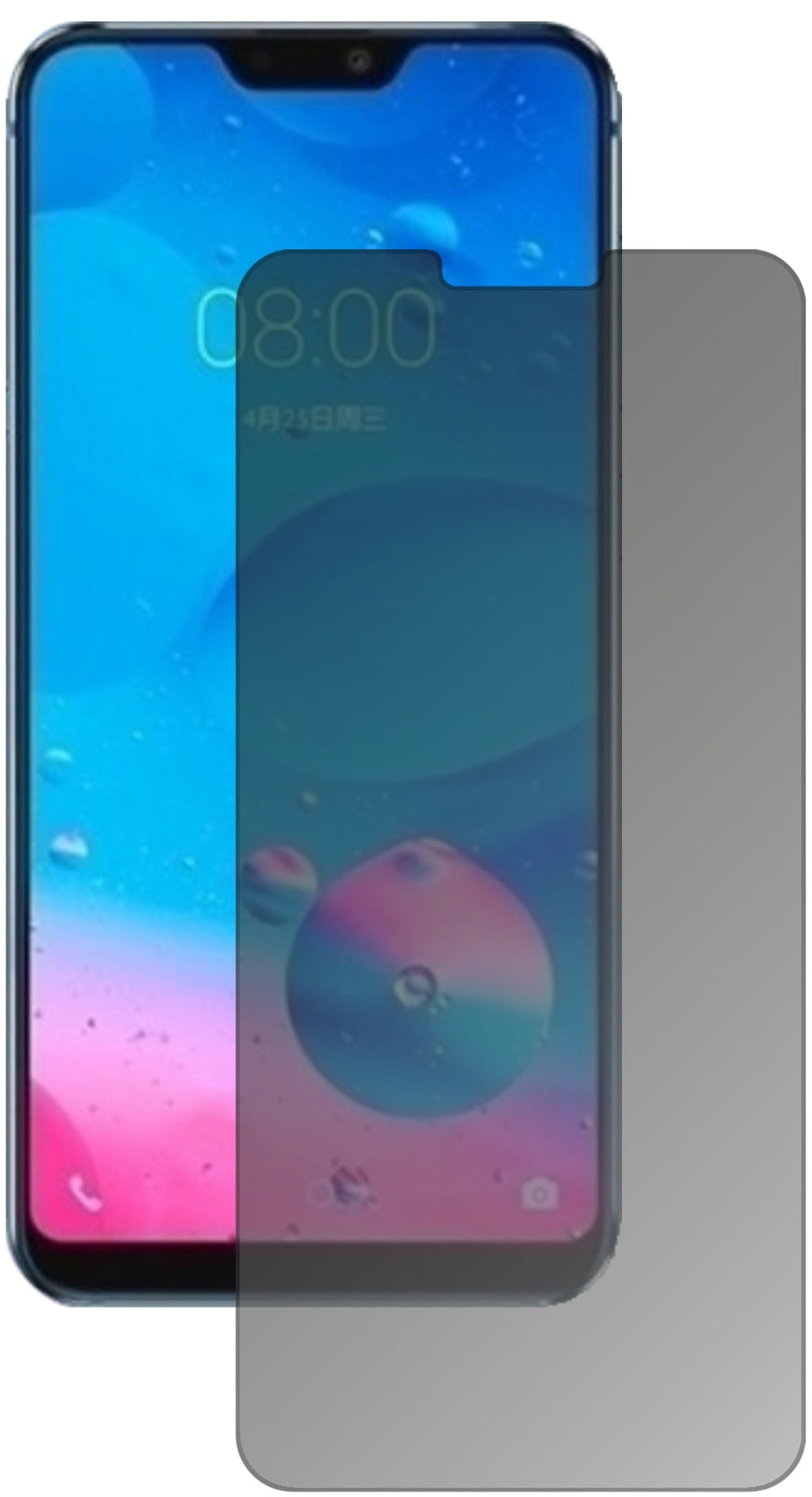 Blickschutzfolie für Hisense H20 matt Schutzfolie Privacy