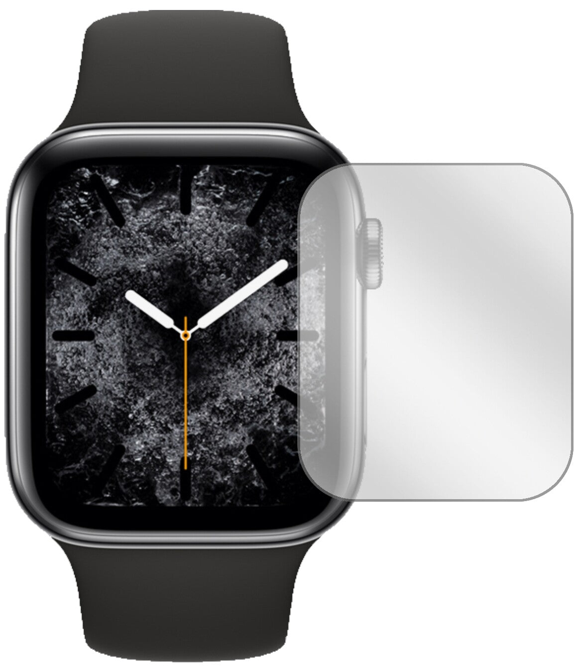 6x Schutzfolie klar für Apple Watch Series 4 44mm Display-Schutzfolie