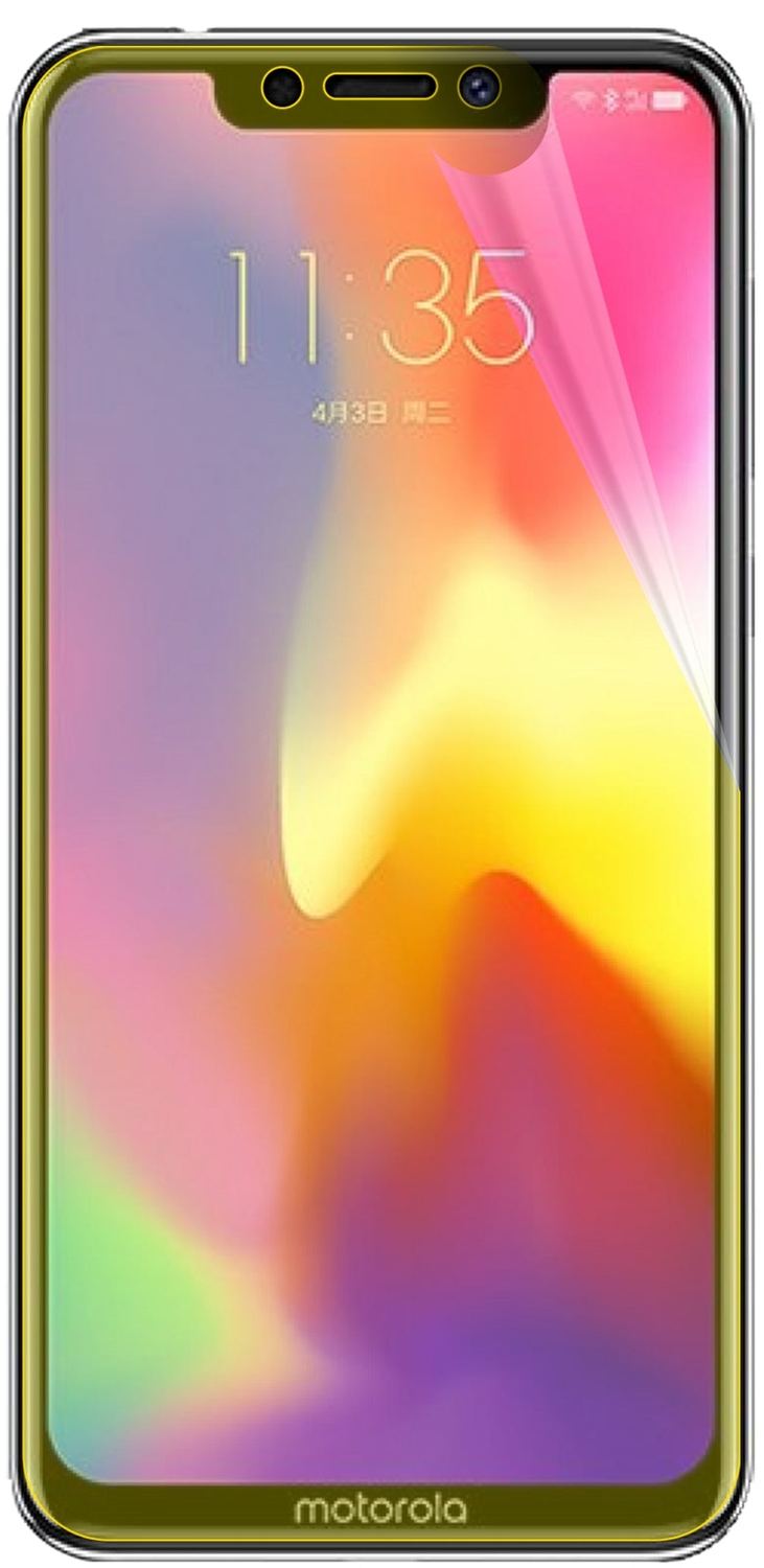 3x Full Cover Screen Protector for Motorola P30 – Covers Curved Edges | dipos