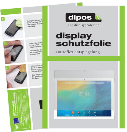 2x Schutzfolie matt für Teclast P10 10.1 Zoll Display-Schutzfolie