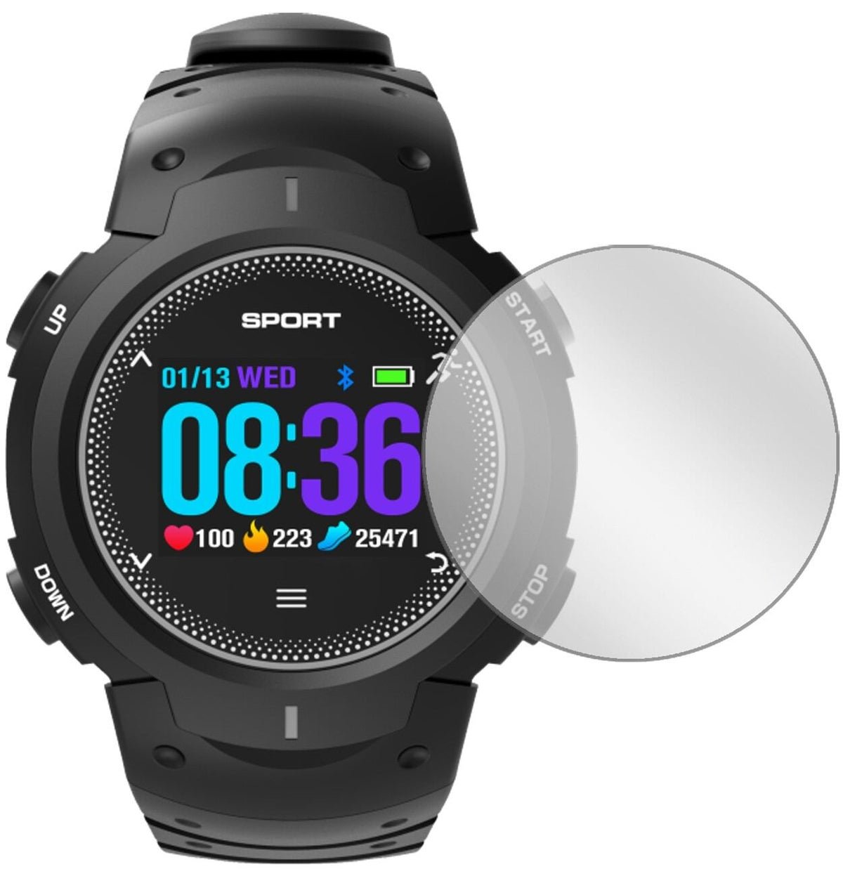 6x Screen Protector for No.1 F13 Smartwatch Protection Crystal Clear dipos