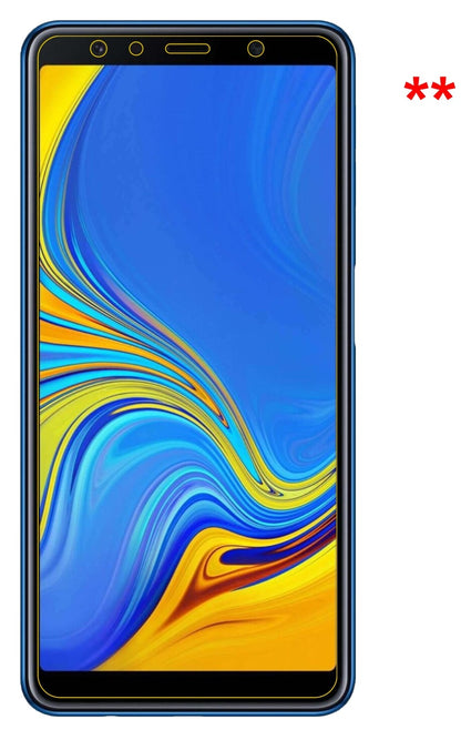 4x Schutzfolie klar für Samsung Galaxy A7 (2018) Display-Schutzfolie