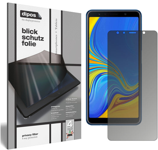 Blickschutzfolie für Samsung Galaxy A7 (2018) matt Schutzfolie Privacy