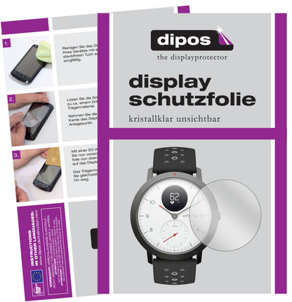 6x Schutzfolie klar für Withings Steel Hr Sport Display-Schutzfolie