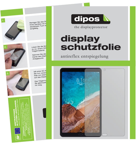 2x Screen Protector for Xiaomi Mi Pad 4 Plus Protection Anti Glare dipos