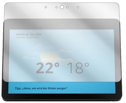 2x Schutzfolie klar für Amazon Echo Show 2. Gen Display-Schutzfolie