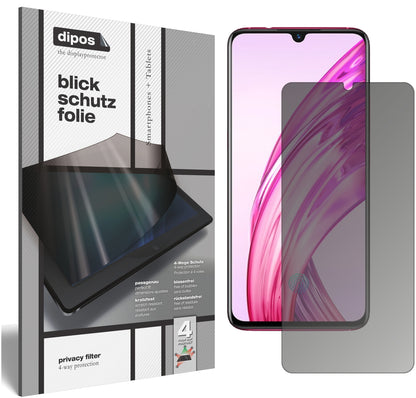 Blickschutzfolie für Vivo X23 Symphony matt Schutzfolie Privacy