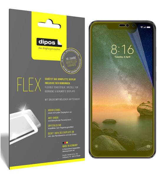 3x Screen Protector for Xiaomi Redmi Note 6 Pro Protective Film covers 100%