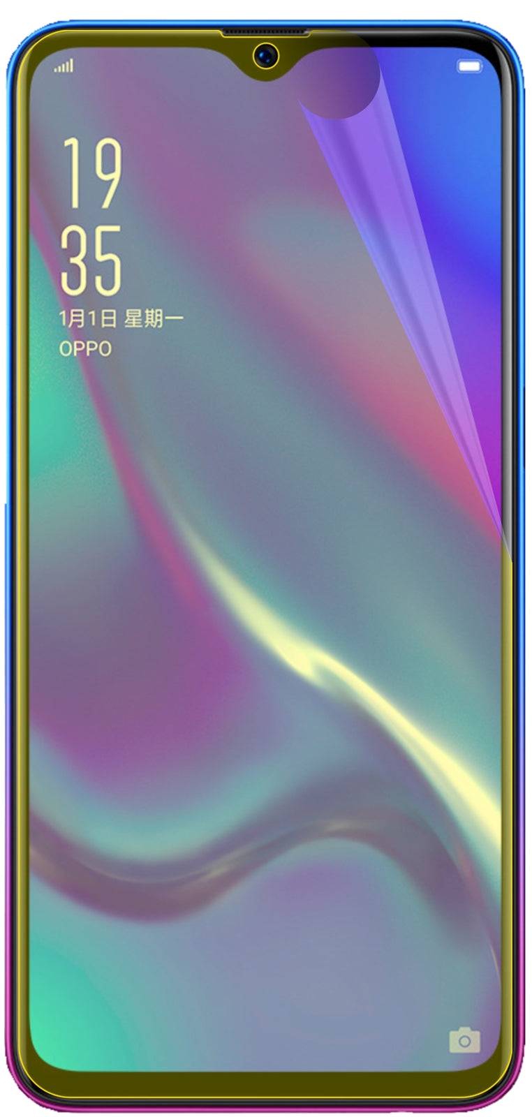 dipos Displayschutz für Oppo RX17 Neo, transparente Oberfläche, geringe Dicke und perfekte Passform