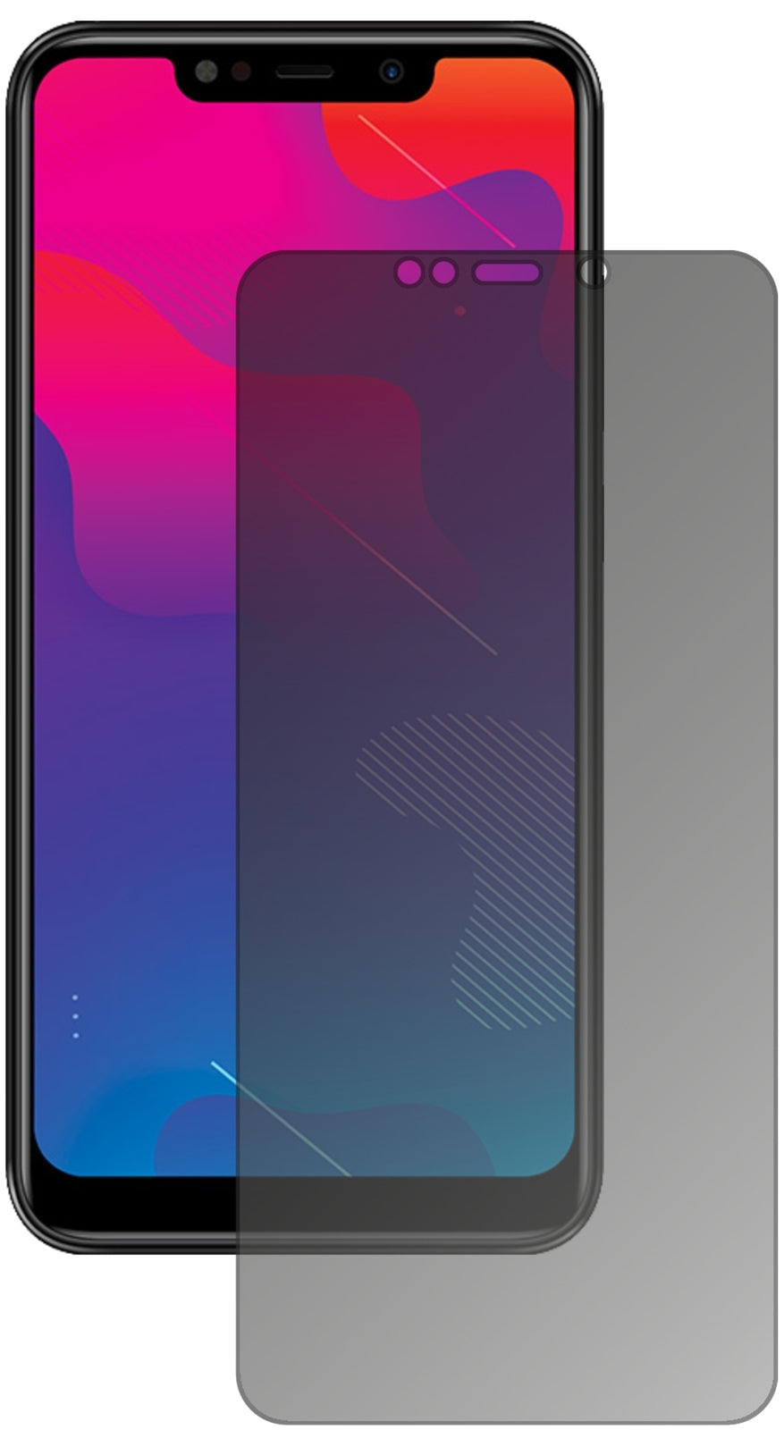 Blickschutzfolie für Panasonic Eluga Z1 matt Schutzfolie Privacy